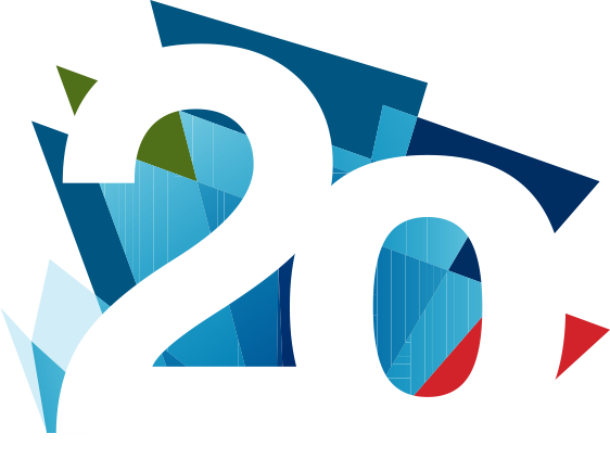 This commemorative 20th anniversary badge celebrates Direct Communications’ twenty years serving Eagle Mountain, Utah. The design features a bold white “20” layered over modern geometric shapes in the company’s signature blue, red, and green color palette, symbolizing connectivity, technology, and community growth. Beneath the anniversary mark, the text “Years Connecting Eagle Mountain” highlights the company’s long-standing commitment to local residents and businesses since acquiring the Eagle Mountain telephone network in 2006. The official Direct Communications logo anchors the design at the bottom, reinforcing the company’s identity as Eagle Mountain’s local fiber internet provider.